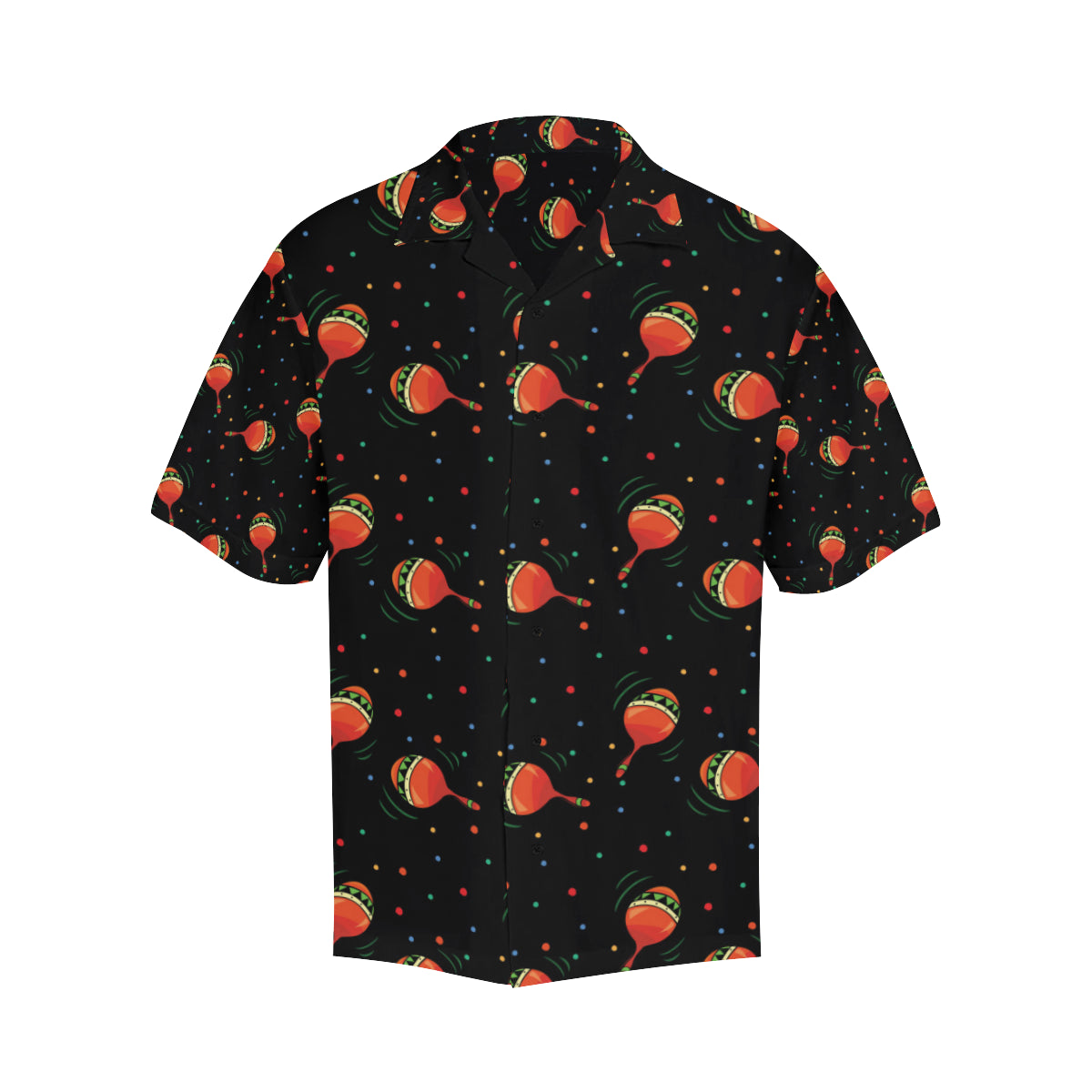 Maracas Pattern Print Design 03 Men's Hawaiian Shirt