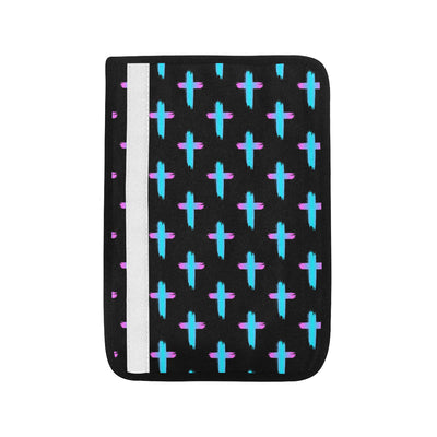 Christian Cross neon Pattern Car Seat Belt Cover