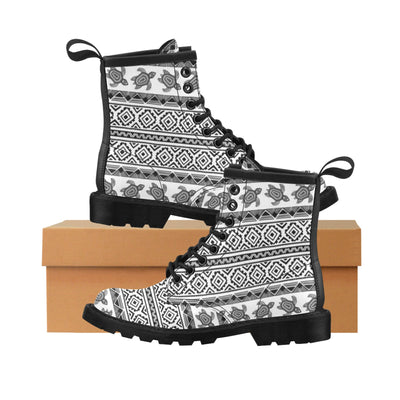 Sea Turtle Tribal Aztec Women's Boots