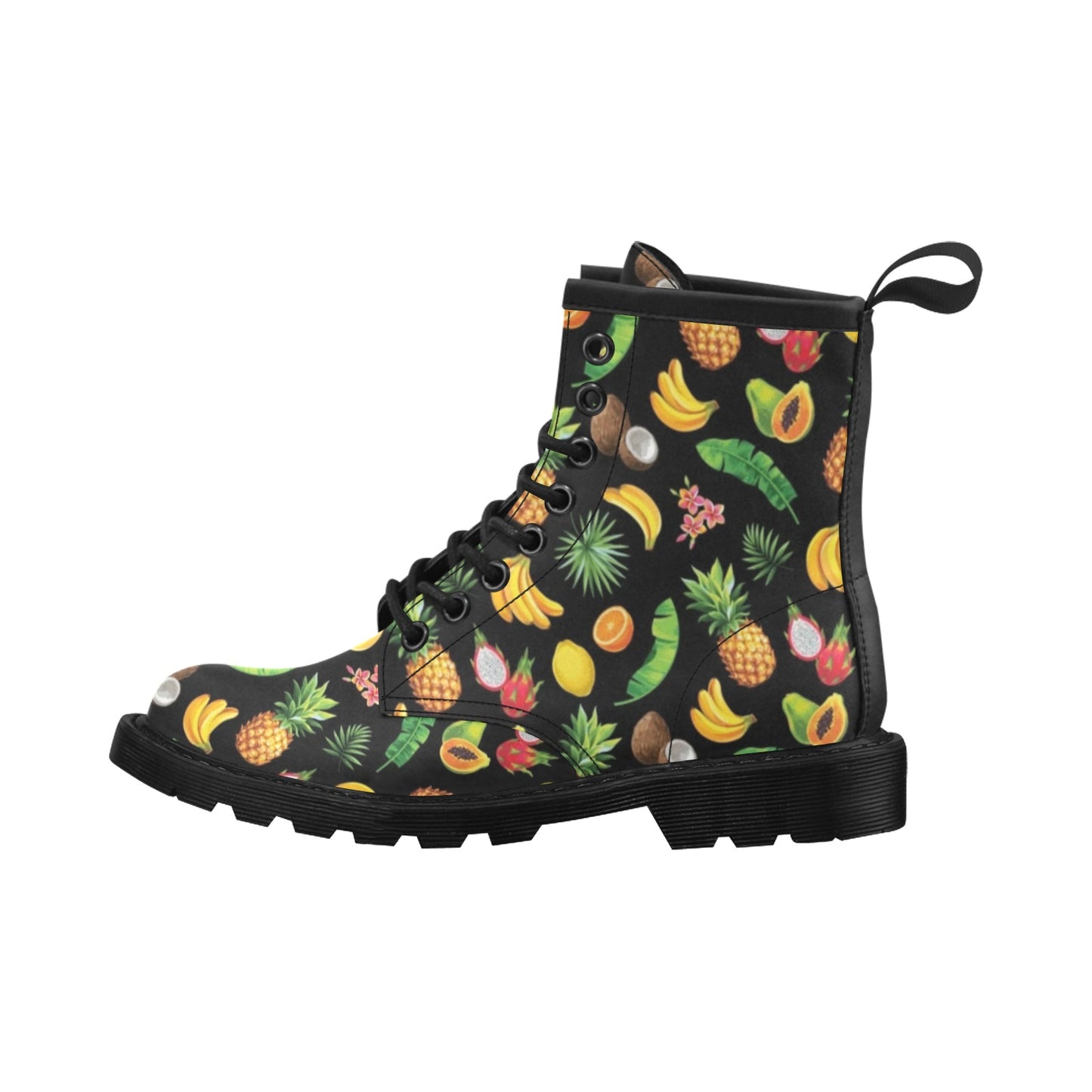 Tropical Fruits Pattern Print Design TF03 Women's Boots