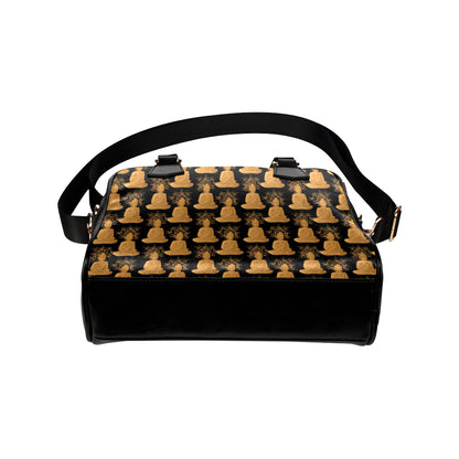 Buddha Pattern Print Design 01 Shoulder Handbag