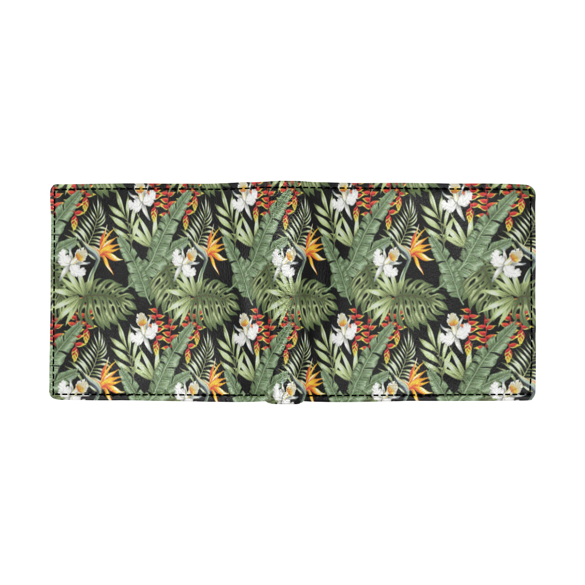 Bird Of Paradise Pattern Print Design 02 Men's ID Card Wallet