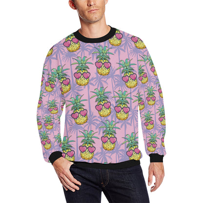 Pineapple Pattern Print Design PP06 Men Long Sleeve Sweatshirt