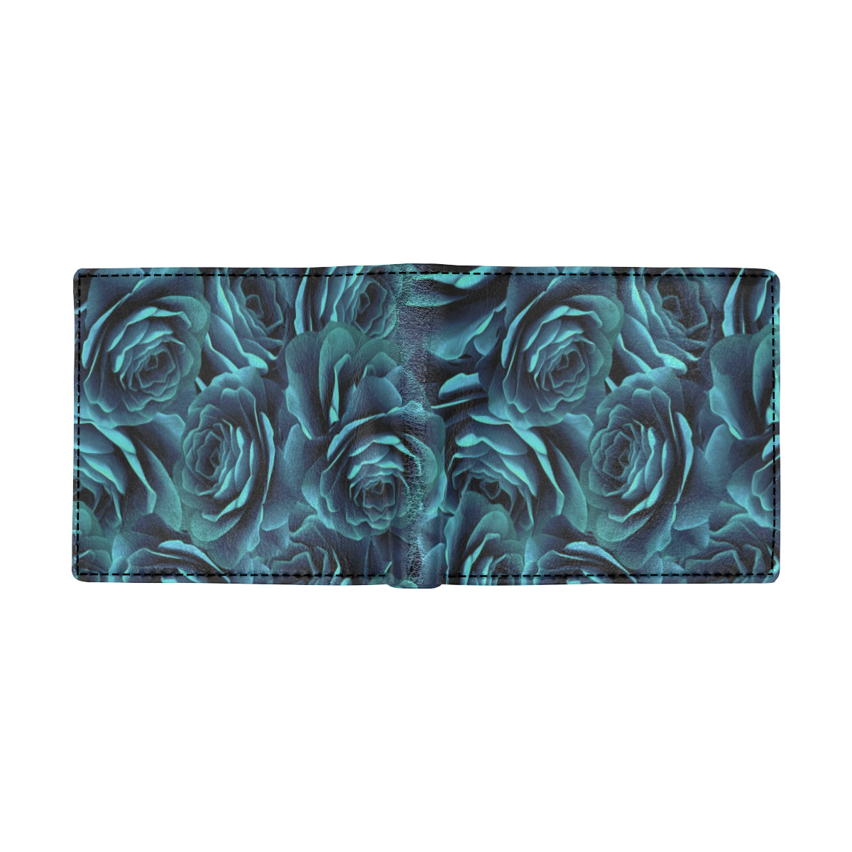 Camellia Pattern Print Design CM04 Men's ID Card Wallet