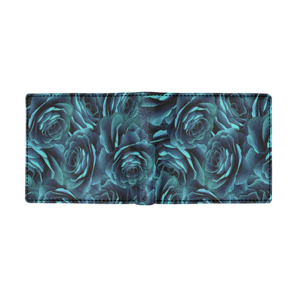 Camellia Pattern Print Design CM04 Men's ID Card Wallet