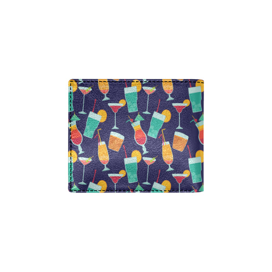 Cocktail Pattern Print Design 06 Men's ID Card Wallet