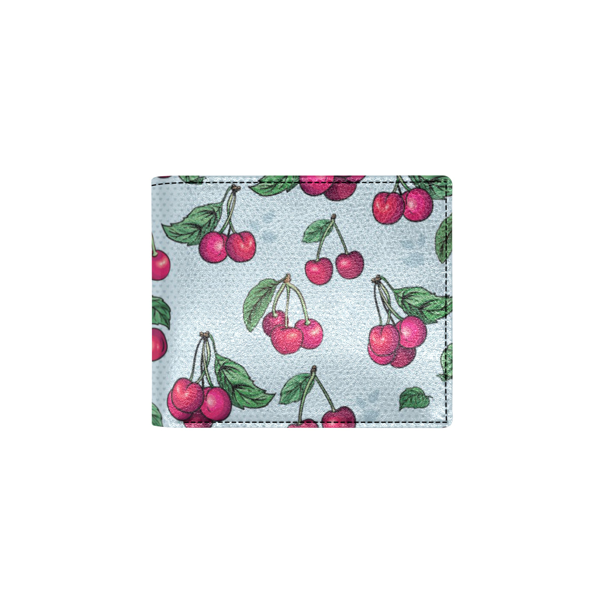 Cherry Pattern Print Design CH01 Men's ID Card Wallet