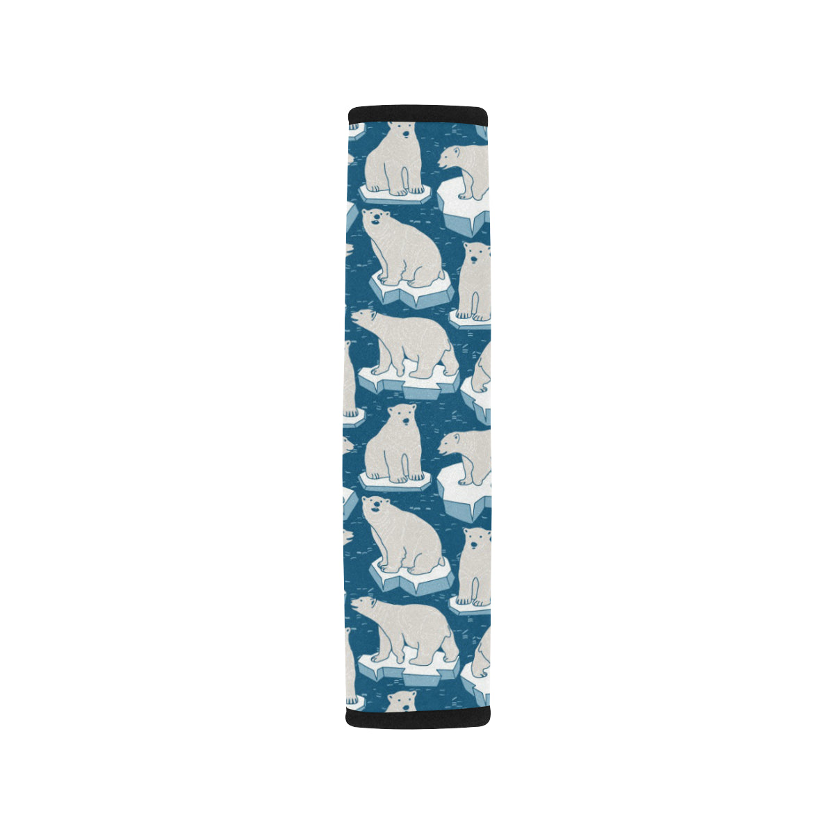 Polar Bear Pattern Print Design PB03 Car Seat Belt Cover