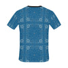 Bandana Blue Print Design LKS301 Men's All Over Print T-shirt