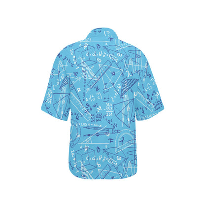 Math Pattern Print Design 02 Women's Hawaiian Shirt