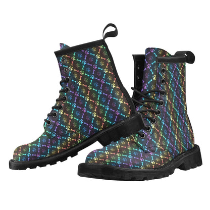 Paw Rainbow Print Women's Boots