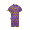 Monarch Butterfly Purple Print Pattern Men's Romper