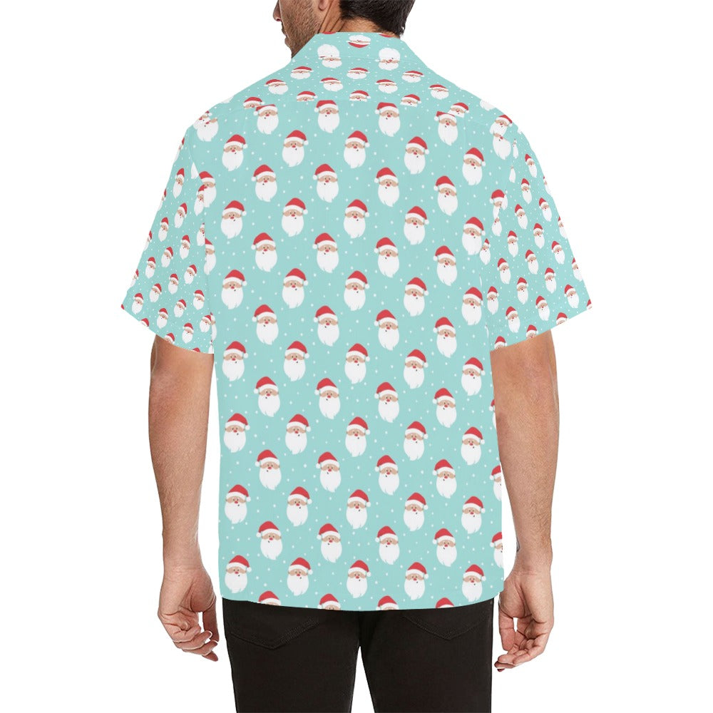 Santa Print Design LKS308 Men's Hawaiian Shirt