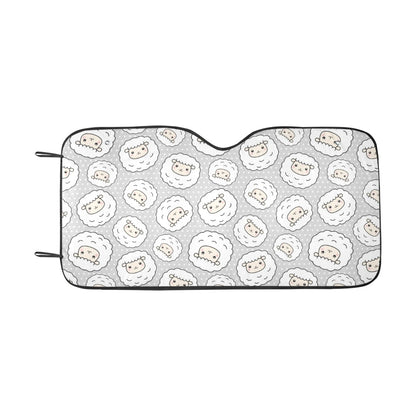 Sheep Print Design LKS401 Car front Windshield Sun Shade