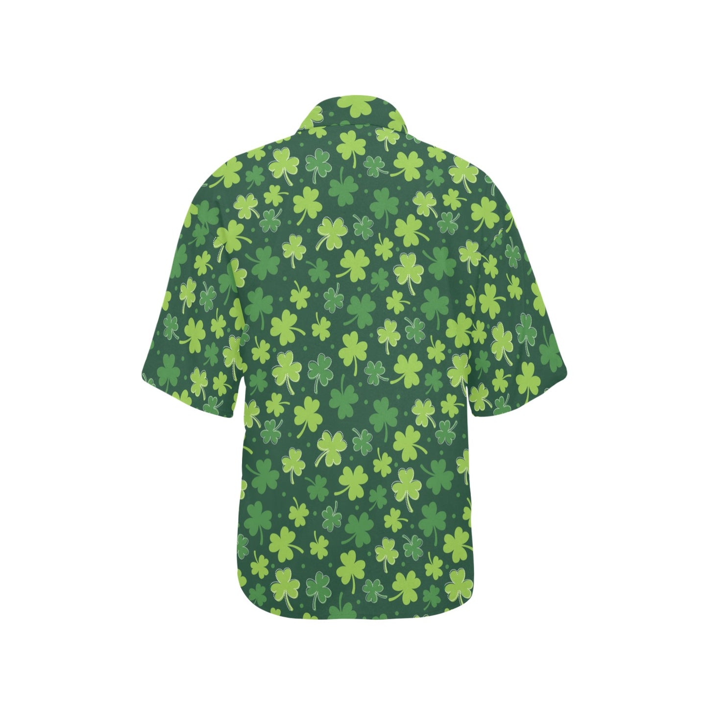 Clover Pattern Print Design 02 Women's Hawaiian Shirt