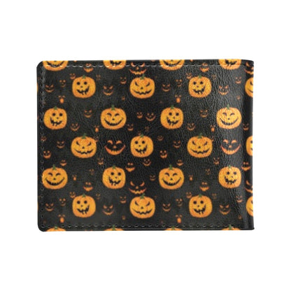 Halloween Print Design LKS401 Men's ID Card Wallet