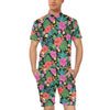 Hibiscus Red Hawaiian Flower Men's Romper