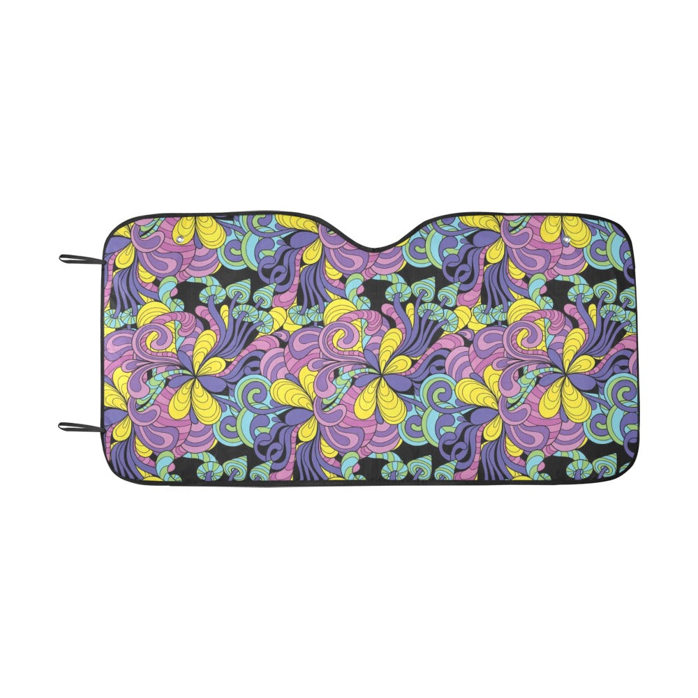 Trippy Print Design LKS305 Car front Windshield Sun Shade