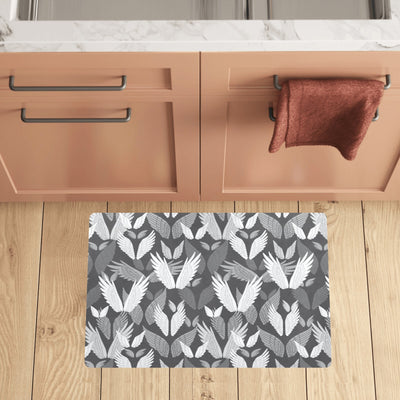 Angel Wings Pattern Design Themed Print Kitchen Mat