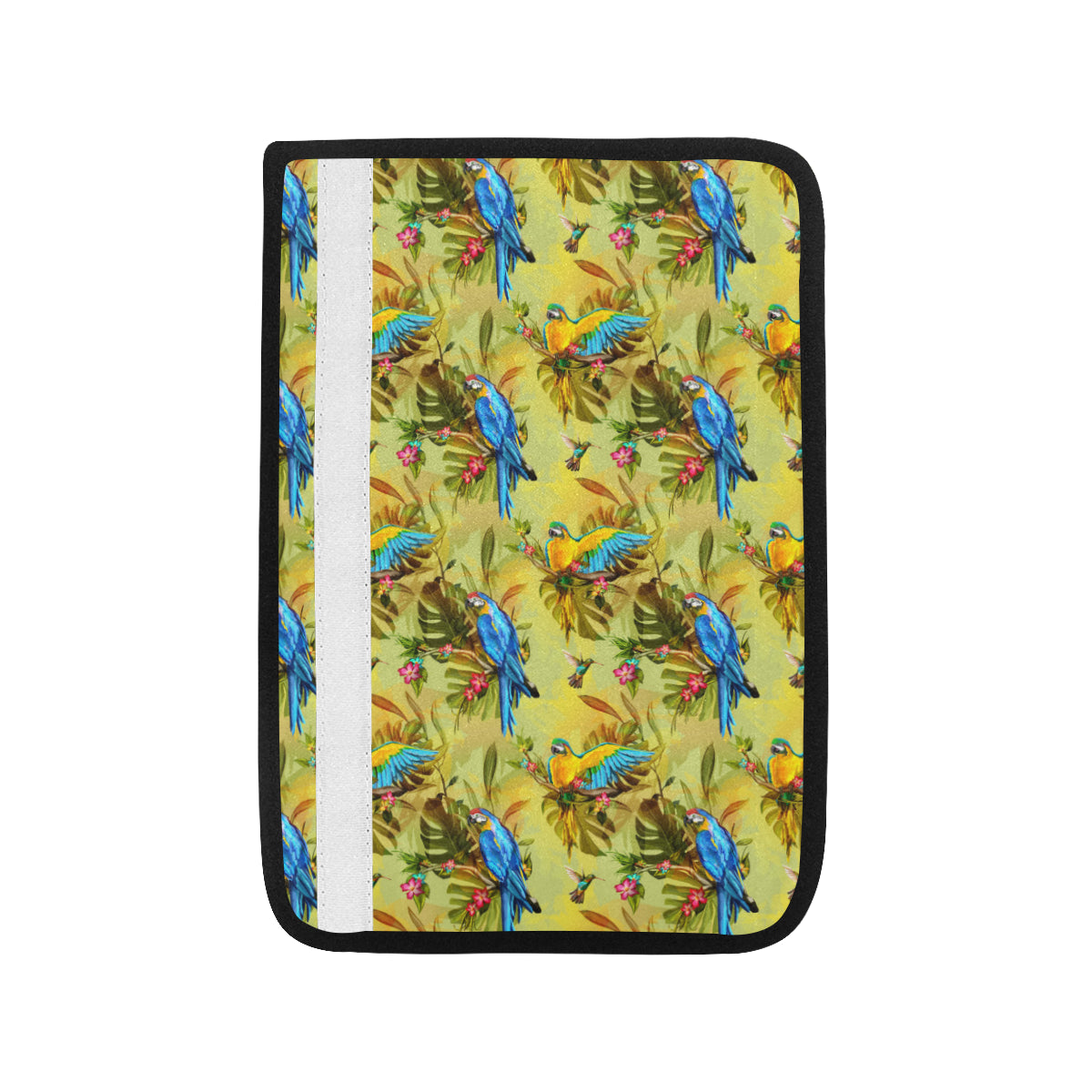 Parrot Pattern Print Design A02 Car Seat Belt Cover