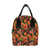 Amaryllis Pattern Print Design AL05 Insulated Lunch Bag