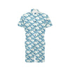 Wave Japan Style Print Design LKS304 Men's Romper