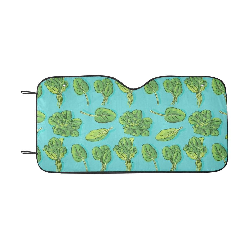 Spinach Print Design LKS301 Car front Windshield Sun Shade