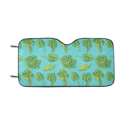 Spinach Print Design LKS301 Car front Windshield Sun Shade