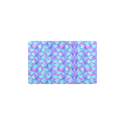 Mermaid Tail Design Print Pattern Kitchen Mat