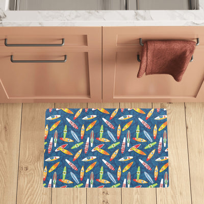 Surfboard Pattern Print Kitchen Mat