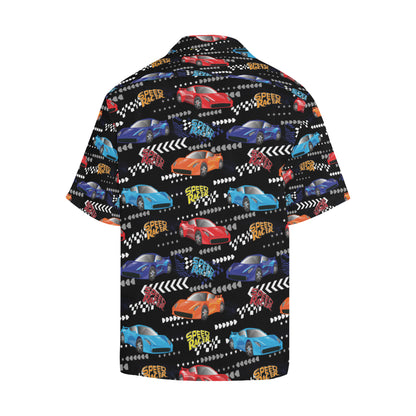 Racing Pattern Print Design A05 Men's Hawaiian Shirt