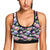 Lotus Flower Print Design Sports Bra