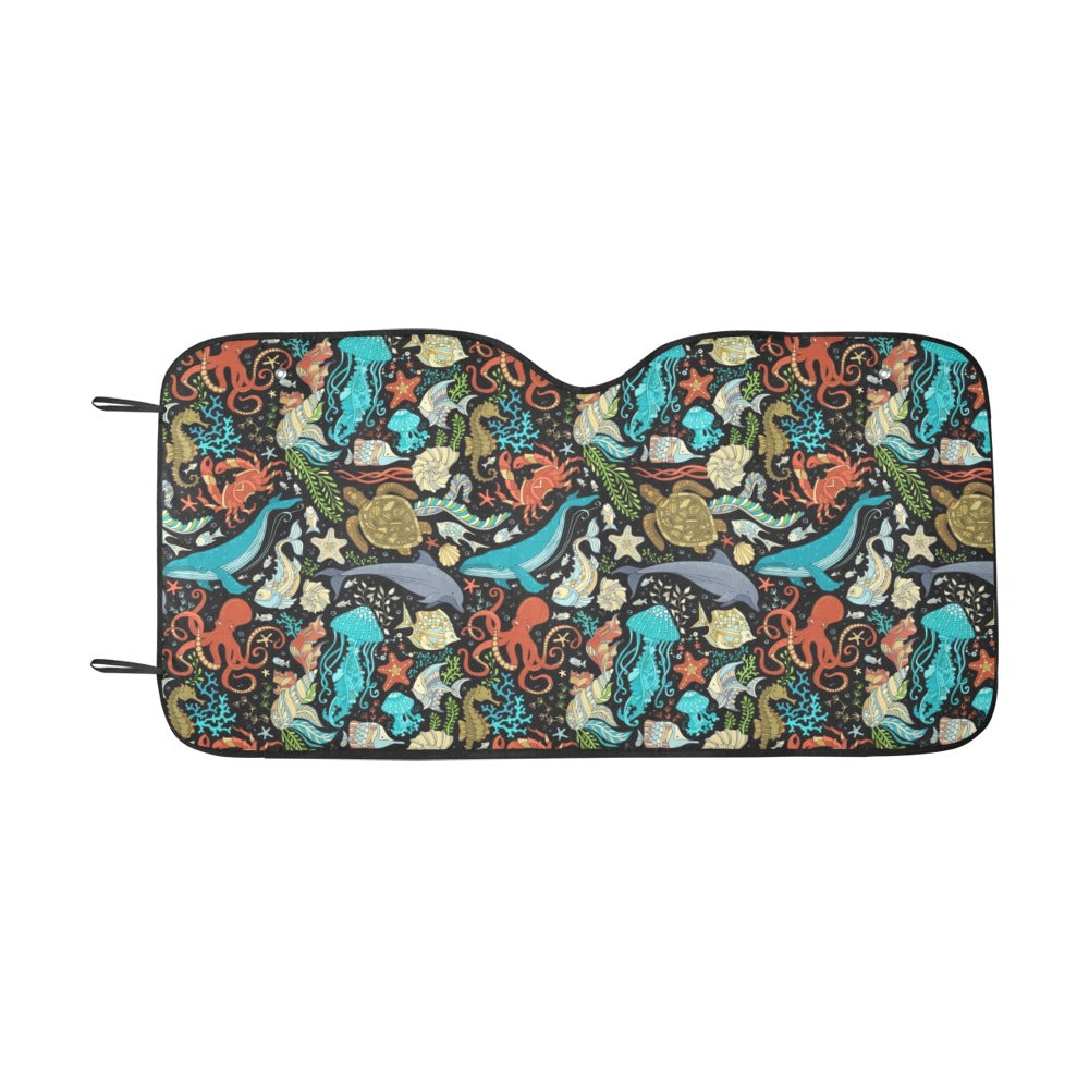 Underwater Animal Print Design LKS301 Car front Windshield Sun Shade