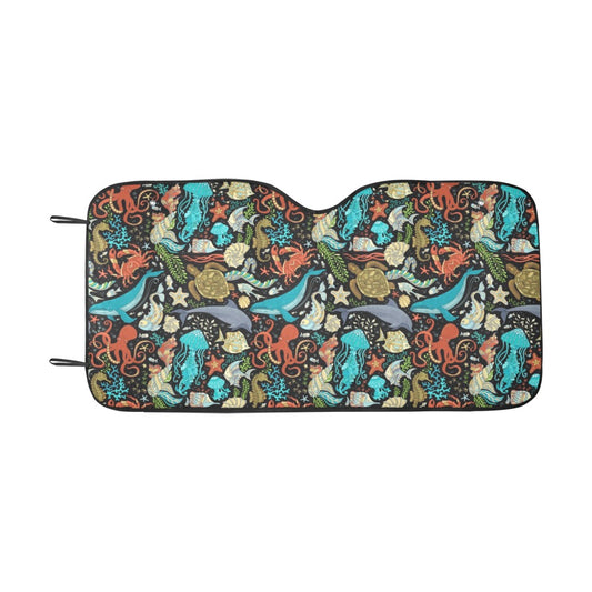 Underwater Animal Print Design LKS301 Car front Windshield Sun Shade