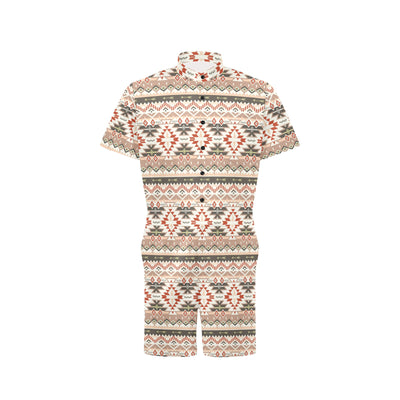 Aztec Pattern Print Design 05 Men's Romper