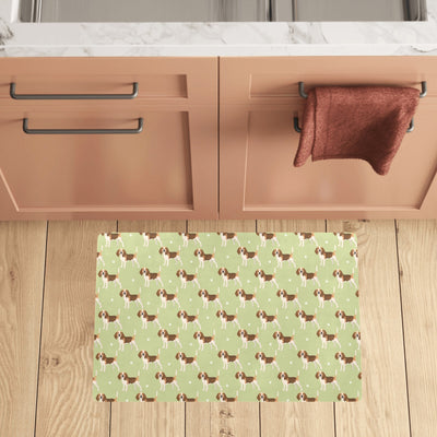 Beagle Pattern Print Design 07 Kitchen Mat