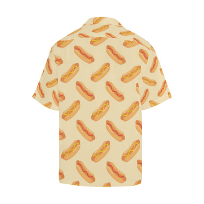 Hot Dog Pattern Print Design 05 Men's Hawaiian Shirt