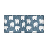 Polar Bear Pattern Print Design A01 Men's ID Card Wallet