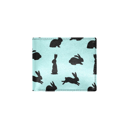 Rabbit Pattern Print Design RB010 Men's ID Card Wallet