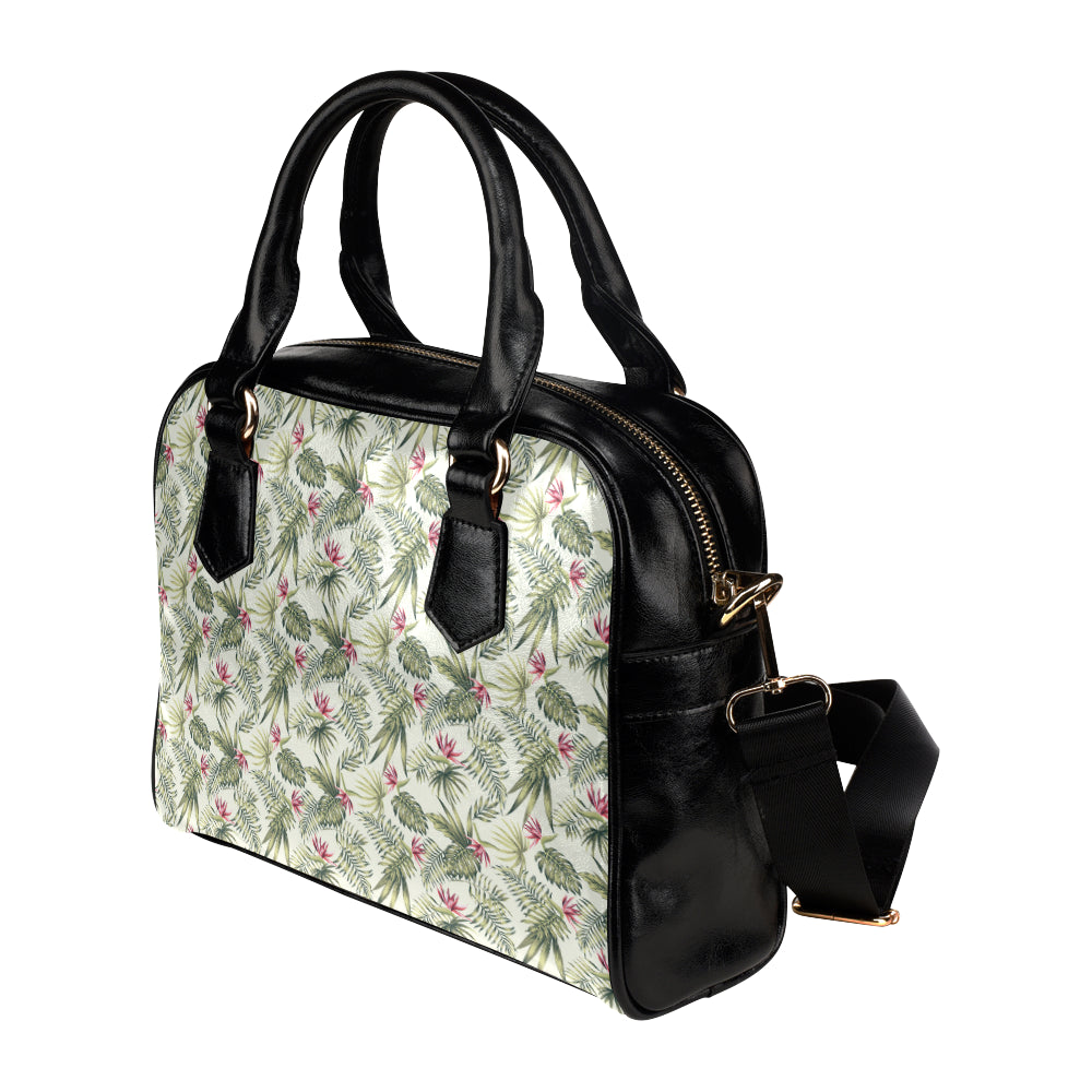 Bird Of Paradise Pattern Print Design 04 Shoulder Handbag