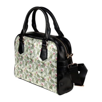 Bird Of Paradise Pattern Print Design 04 Shoulder Handbag