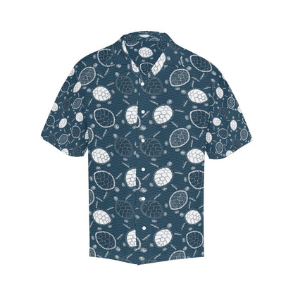 Sea Turtle Print Design LKS3015 Men's Hawaiian Shirt