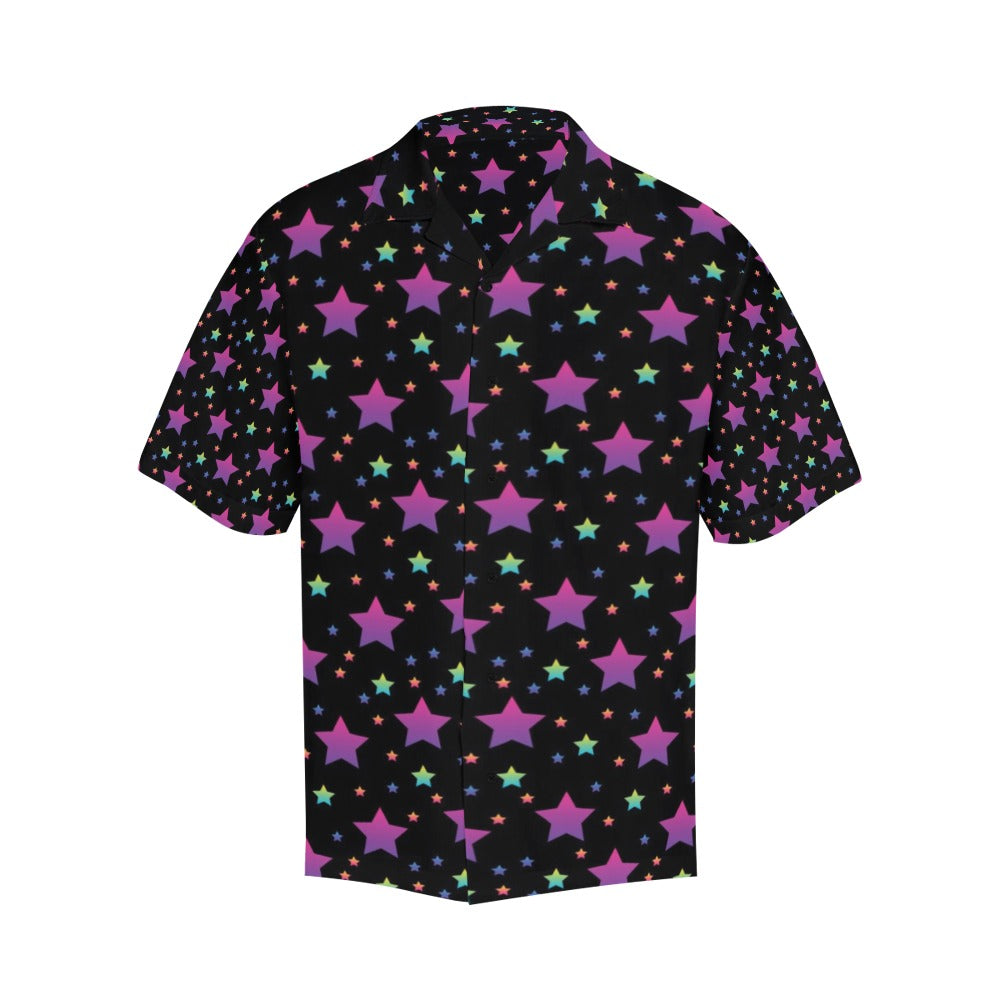 Star Print Design LKS305 Men's Hawaiian Shirt