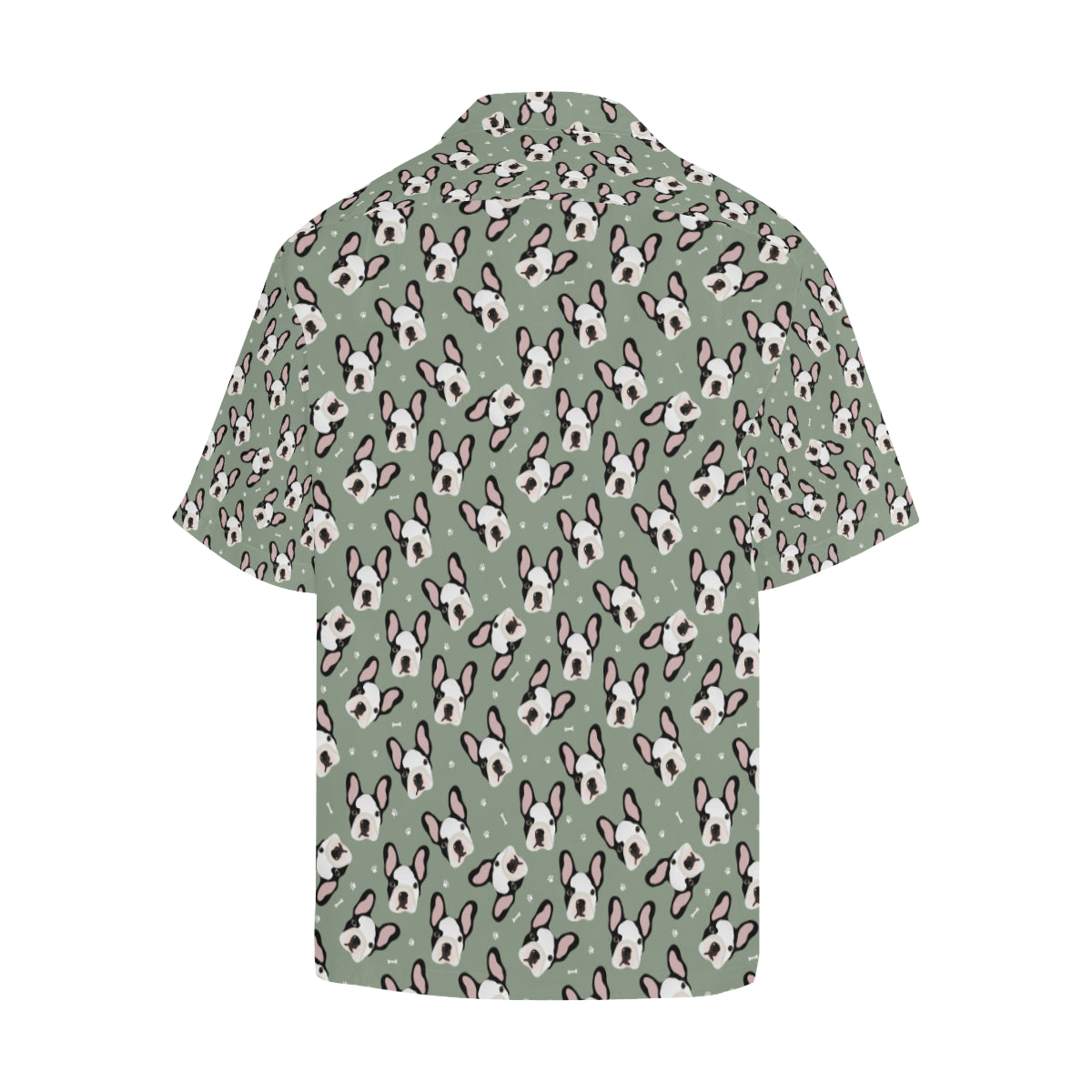 Boston Terrier Pattern Print Design 05 Men's Hawaiian Shirt