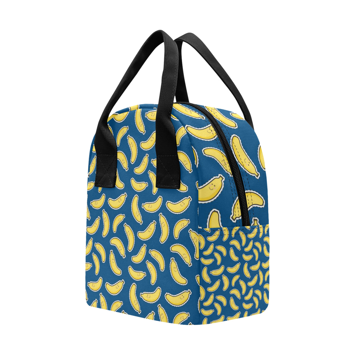 Banana Pattern Print Design BA03 Insulated Lunch Bag