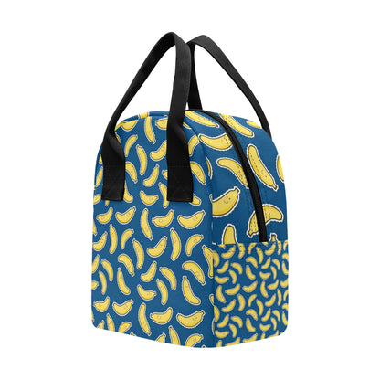 Banana Pattern Print Design BA03 Insulated Lunch Bag