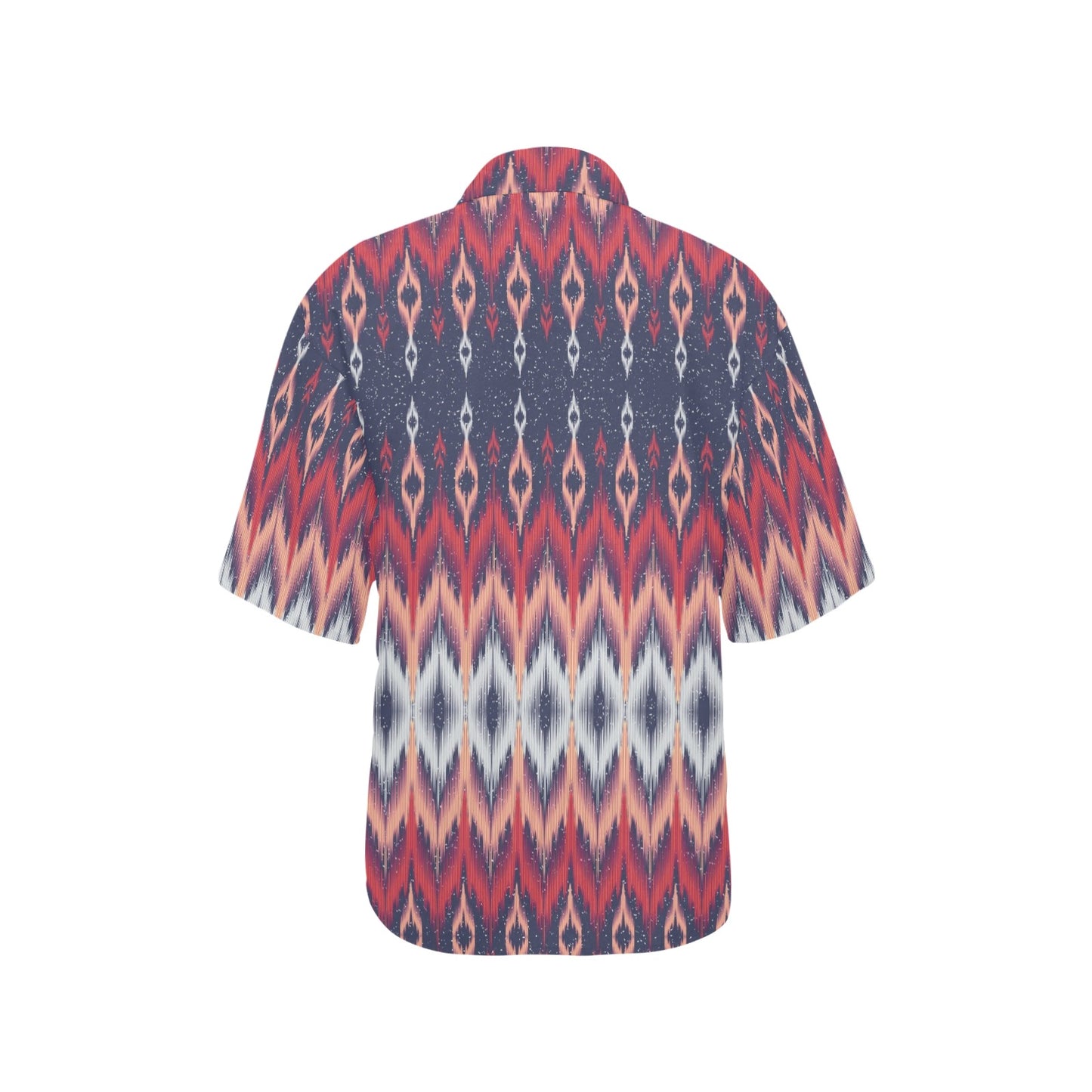 Ikat Print Design LKS401 Women's Hawaiian Shirt