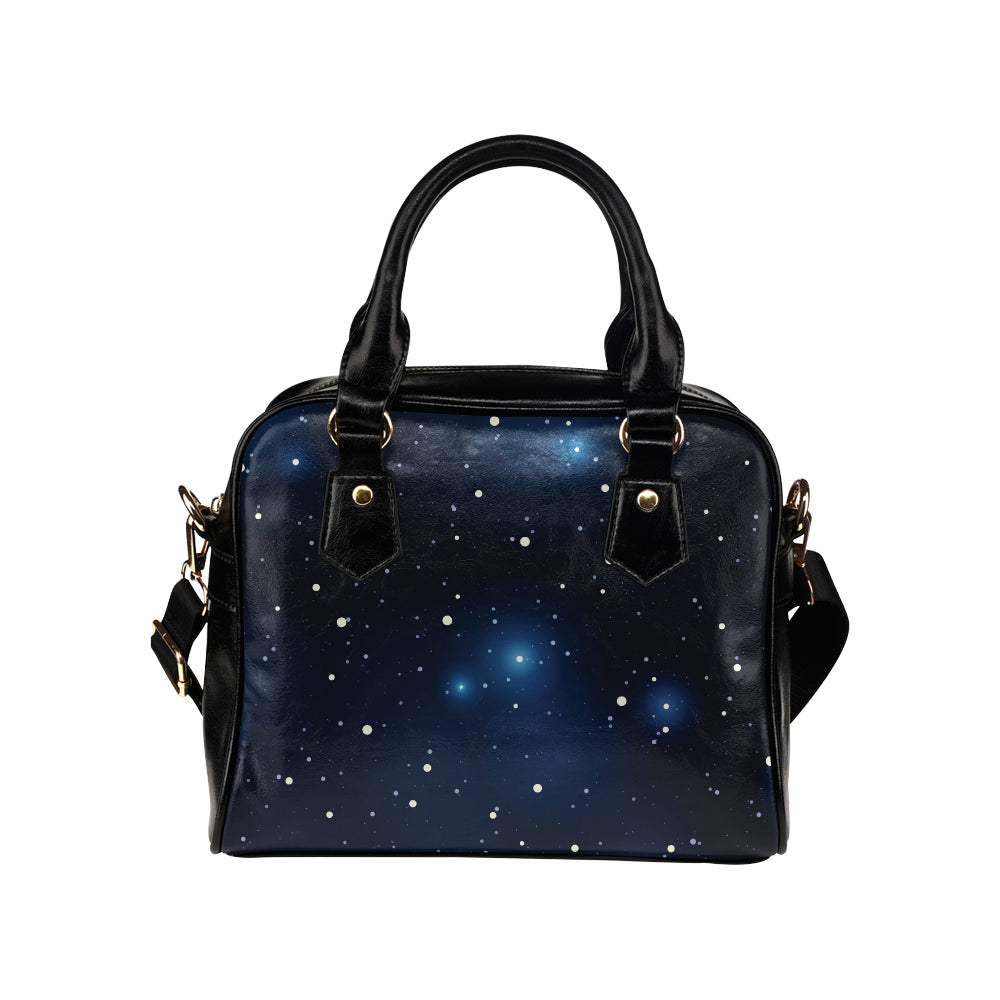 Night sky Pattern Print Design A02 Shoulder Handbag