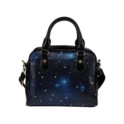 Night sky Pattern Print Design A02 Shoulder Handbag