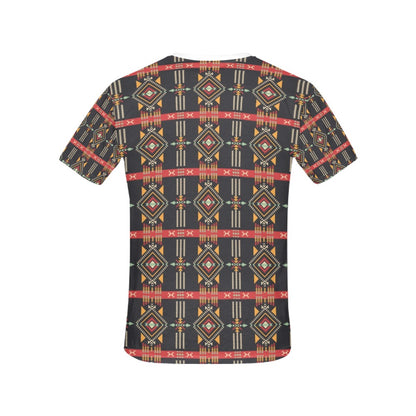 Southwest Pattern Print Design LKS303 Women's  T-shirt